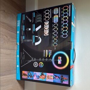 Multicolor LED Ring Light with Stand